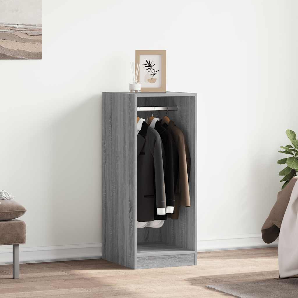 Armadio Grigio Sonoma 48x41x102 cm in Legno Multistrato