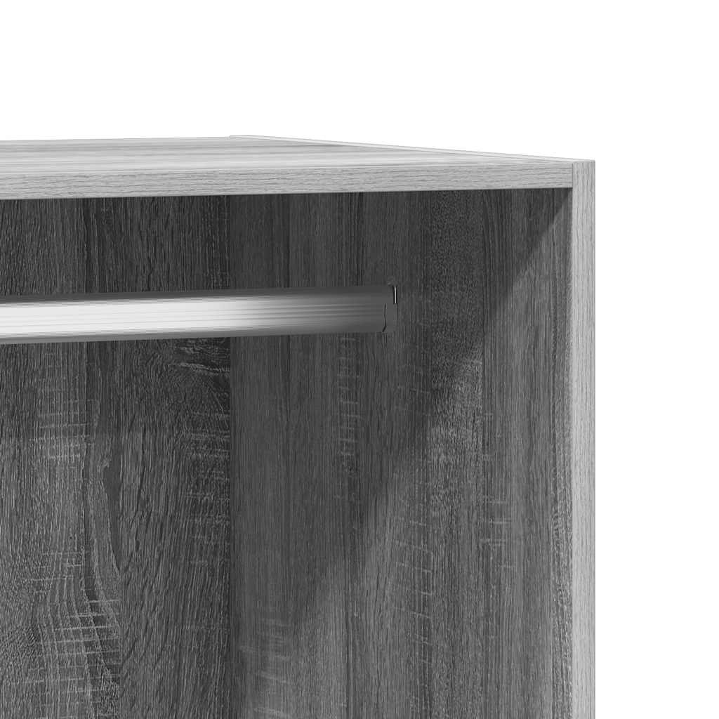 Armadio Grigio Sonoma 48x41x102 cm in Legno Multistrato