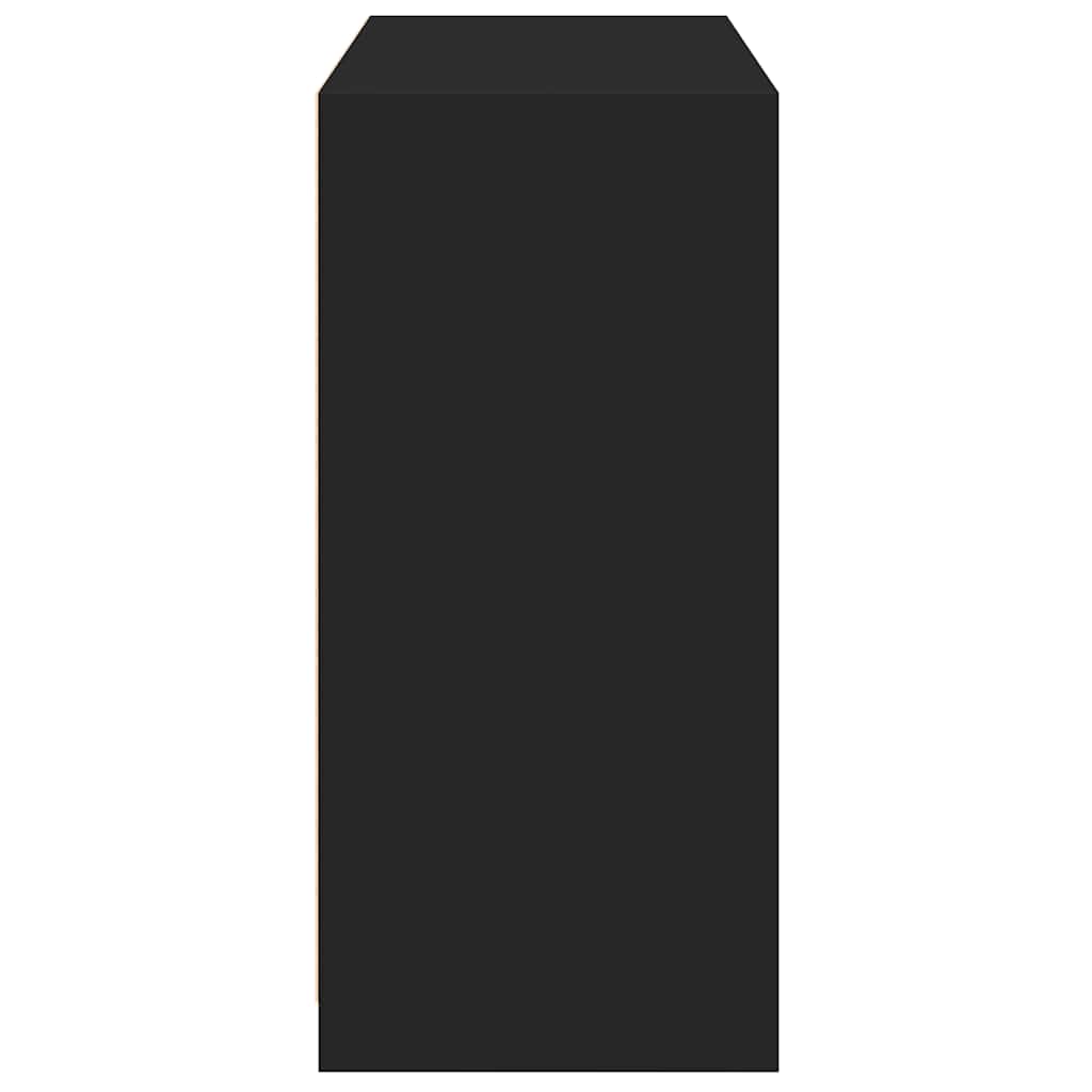 Armadio Nero 77x48x102 cm in Legno Multistrato