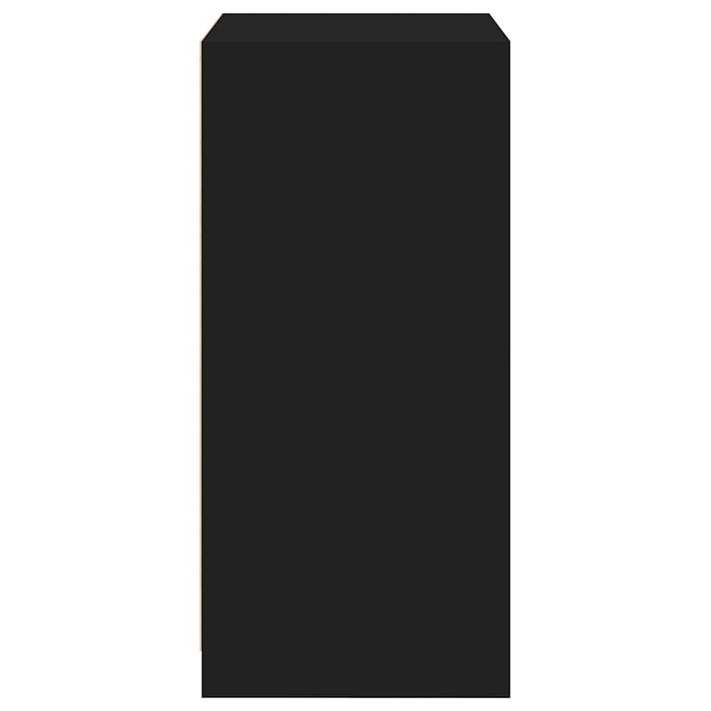Armadio Nero 48x41x102 cm in Legno Multistrato