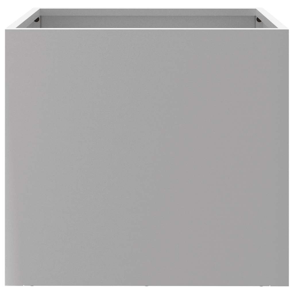 Fioriera Argento 32x30x29 cm in Acciaio Zincato
