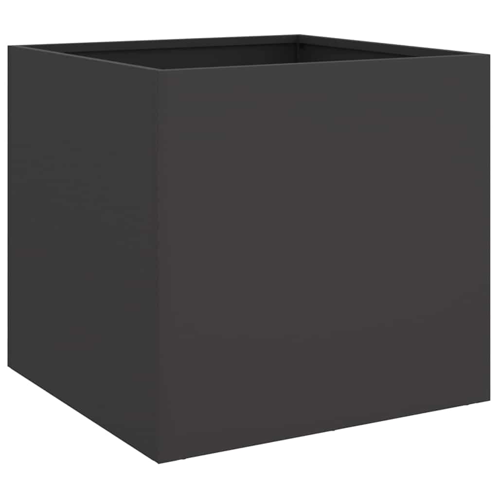 Fioriera Nera 42x40x39 cm in Acciaio