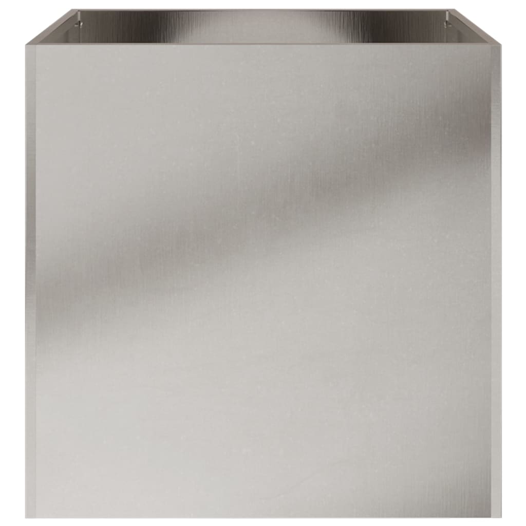 Fioriera Argento 42x40x39 cm in Acciaio Inox