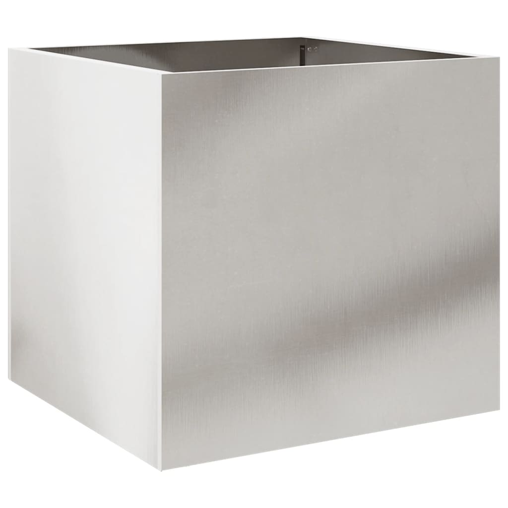 Fioriera Argento 42x40x39 cm in Acciaio Inox