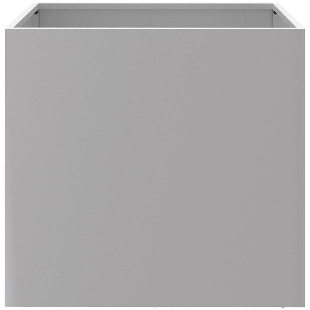 Fioriera Argento 42x40x39 cm in Acciaio Zincato