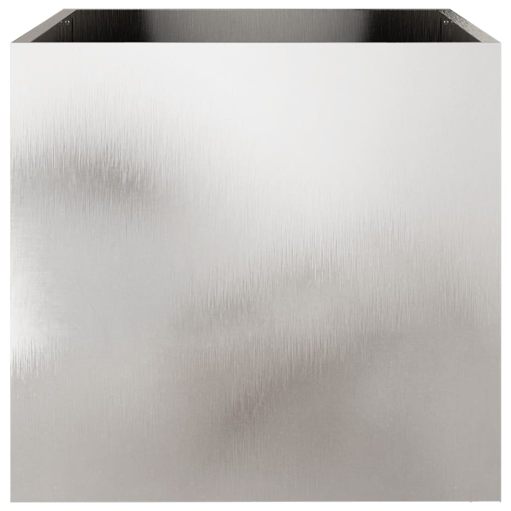 Fioriera Argento 49x47x46 cm in Acciaio Inox