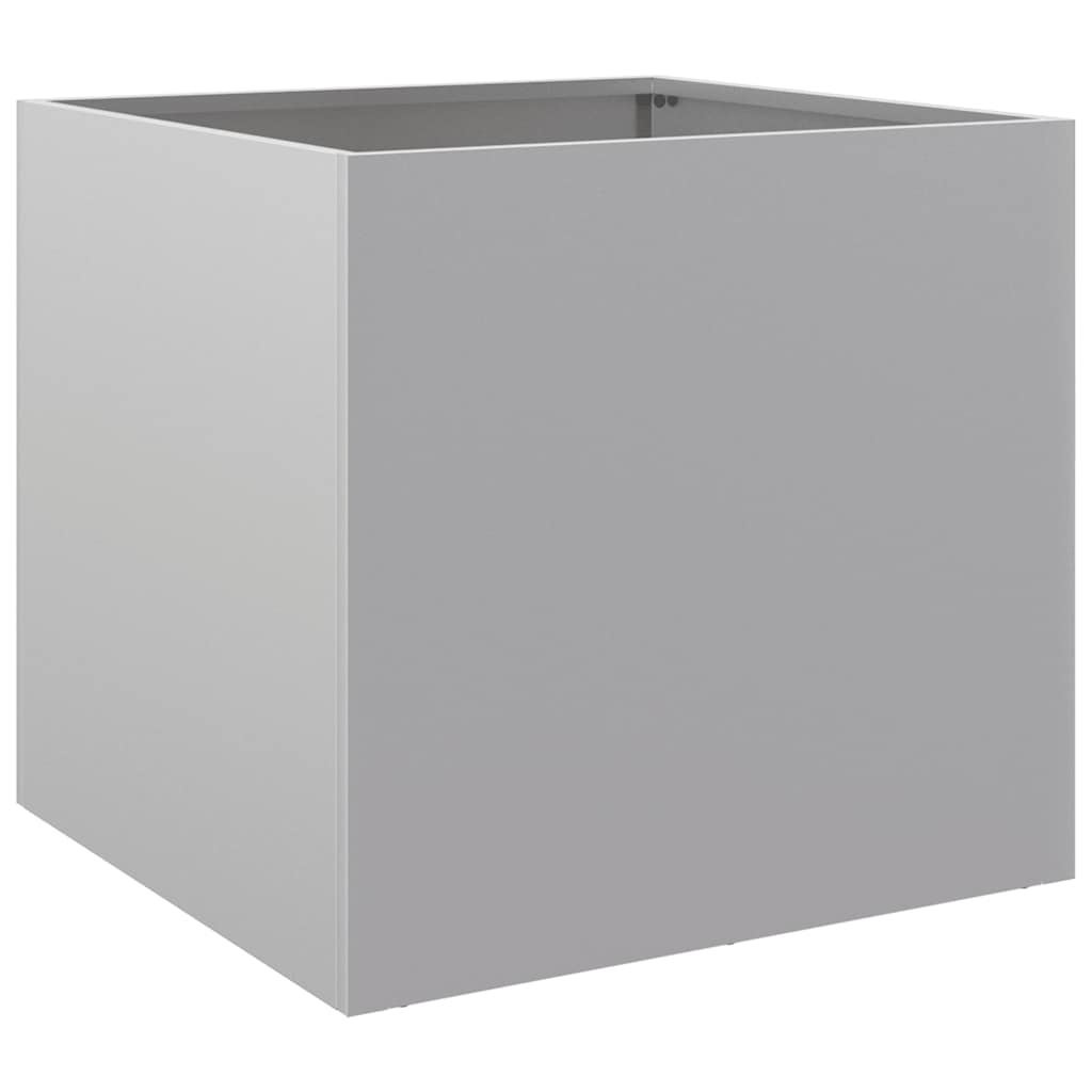 Fioriera Argento 49x47x46 cm in Acciaio Zincato