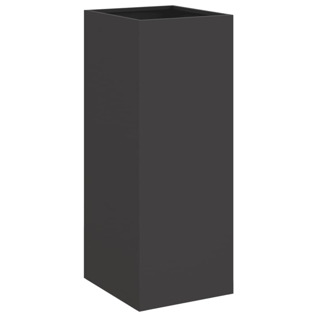 Fioriera Nera 32x29x75 cm in Acciaio