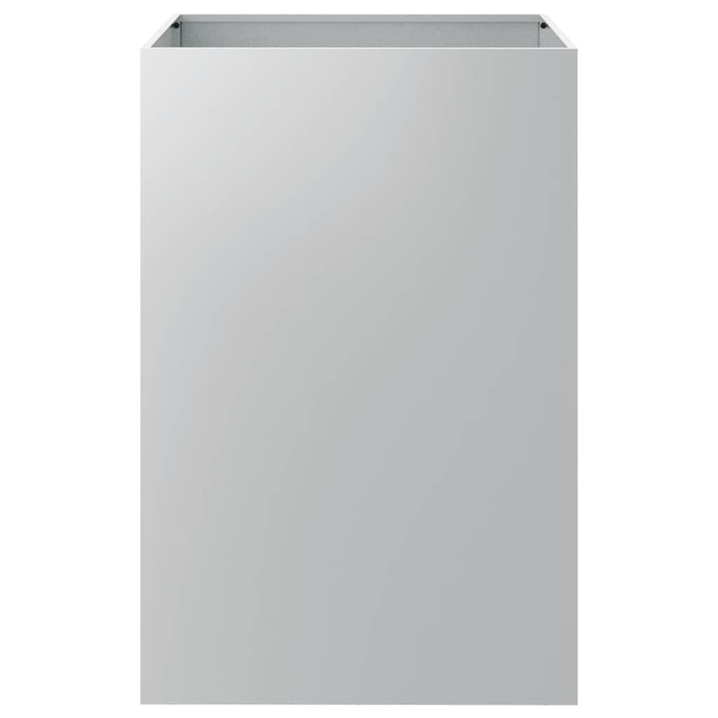 Fioriera Argento 52x48x75 cm in Acciaio Zincato