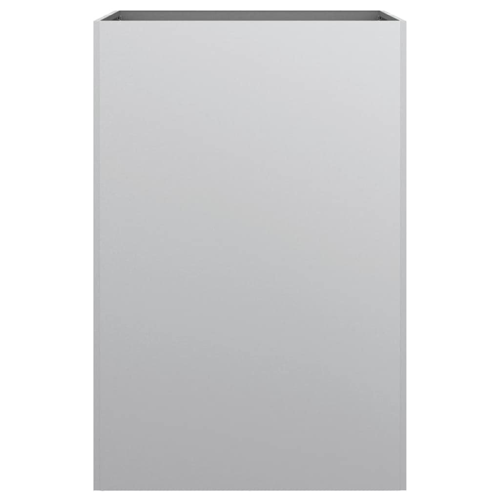 Fioriera Argento 52x48x75 cm in Acciaio Zincato