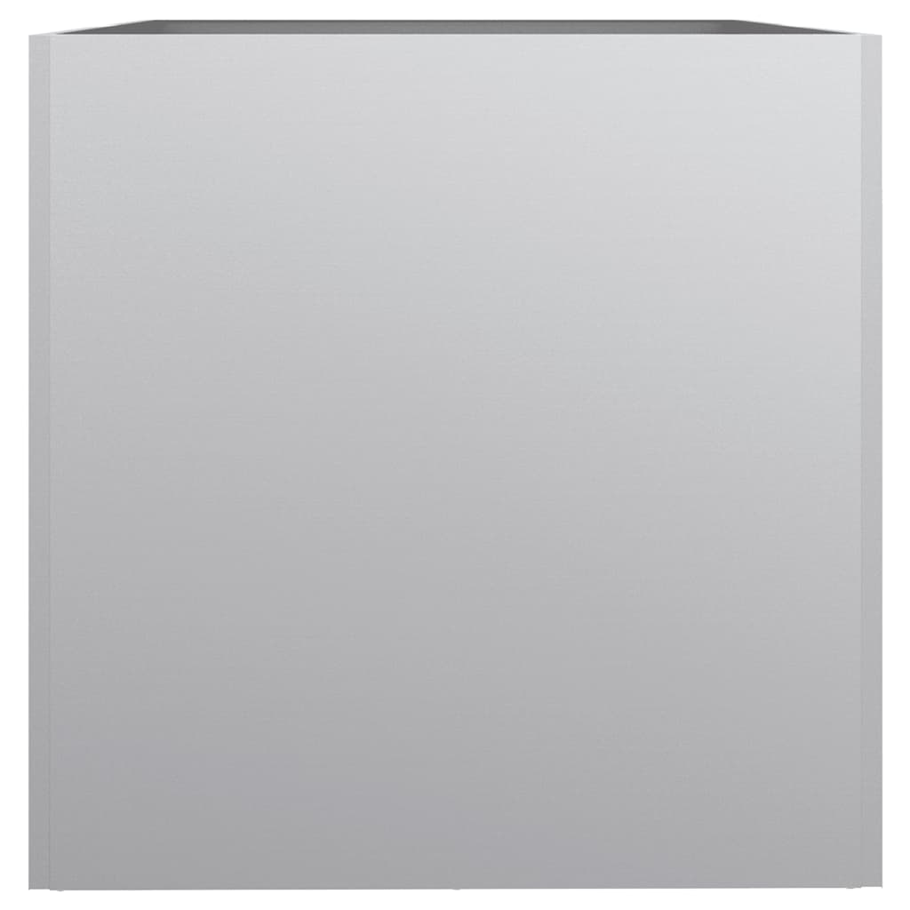 Fioriera Argento 62x40x39 cm in Acciaio Zincato