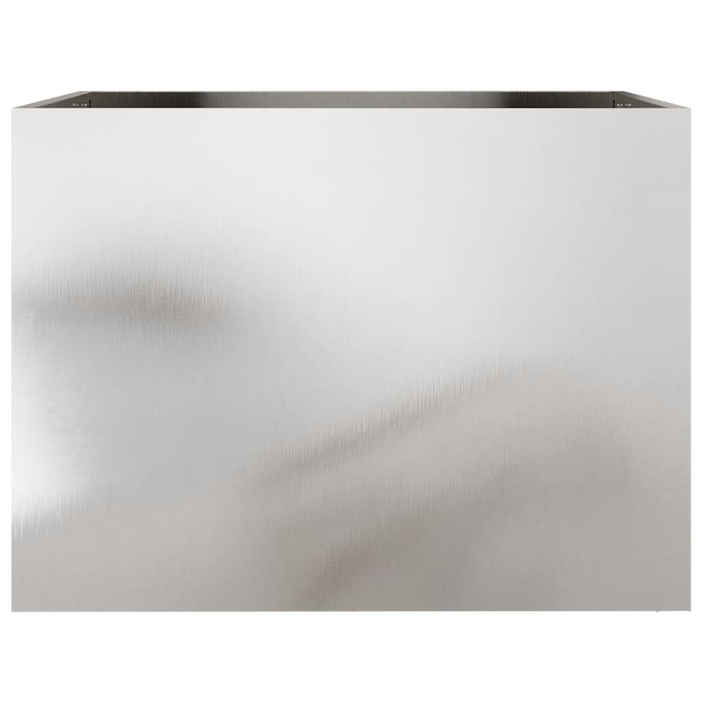 Fioriera Argento 62x47x46 cm in Acciaio Inox