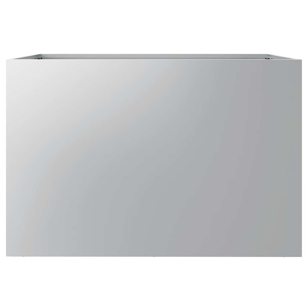 Fioriera Argento 62x47x46 cm in Acciaio Zincato