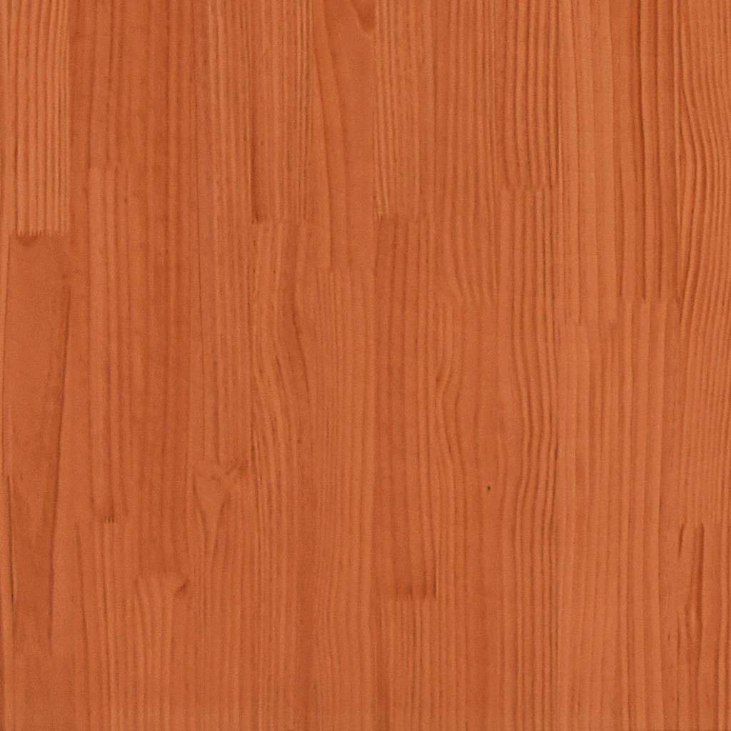 Tavolo Invaso con Ripiani Marrone 82,5x50x86,5 cm Massello Pino