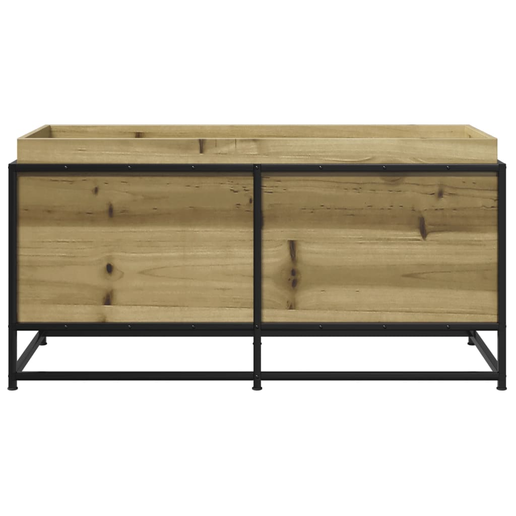 Fioriera da Giardino 100x40x50 cm in Legno di Pino Impregnato
