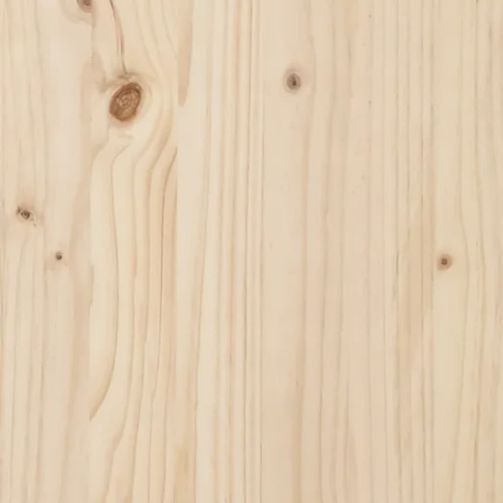 Fioriera da Giardino 50x50x23 cm in Legno Massello di Pino
