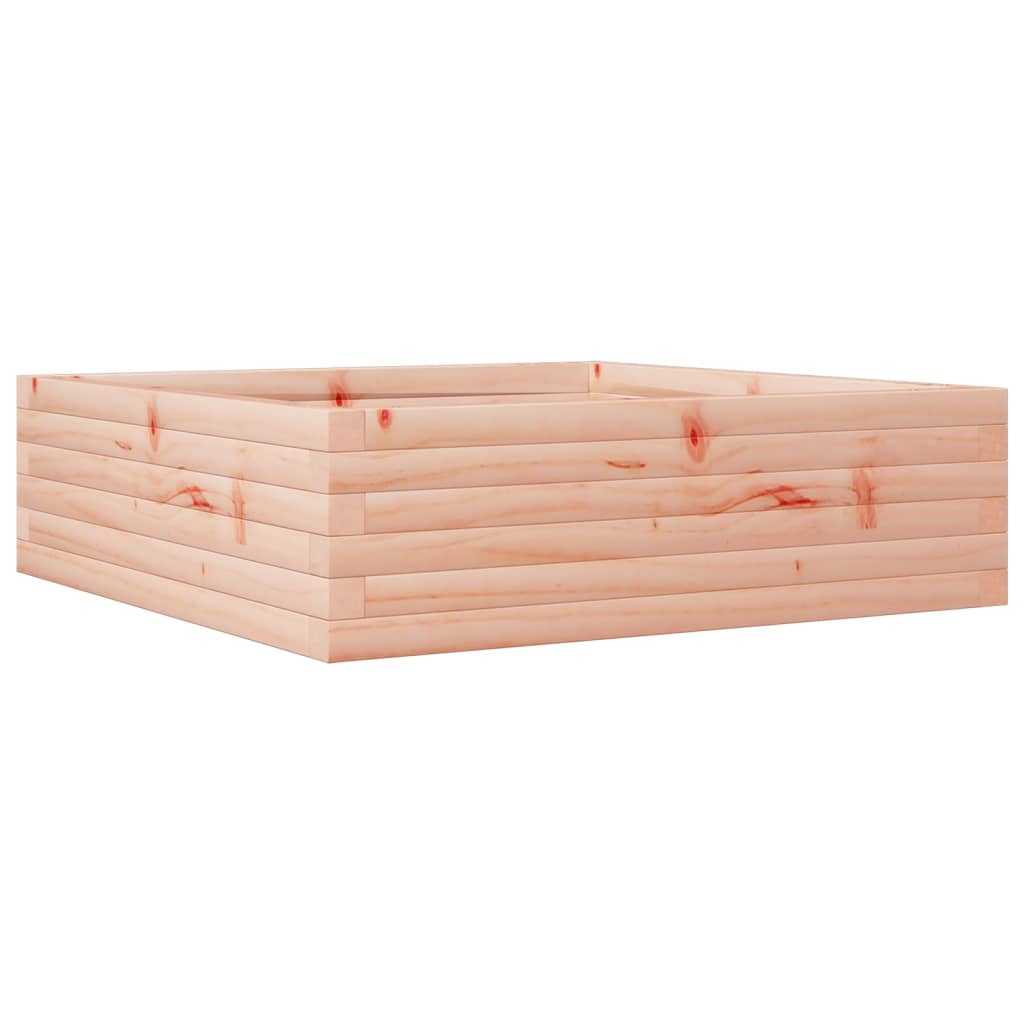 Fioriera da Giardino 80x80x23 cm in Legno Massello di Douglas