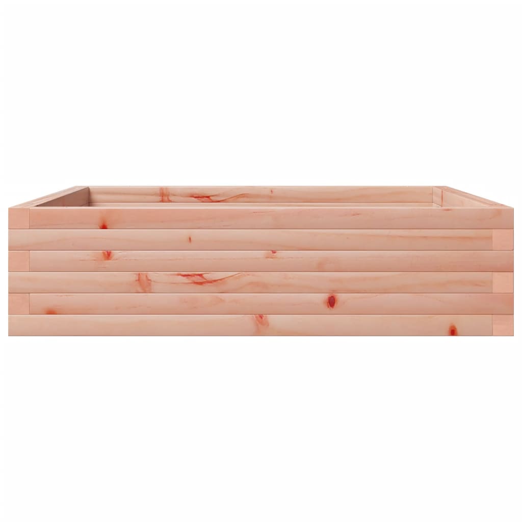 Fioriera da Giardino 90x90x23 cm in Legno Massello di Douglas