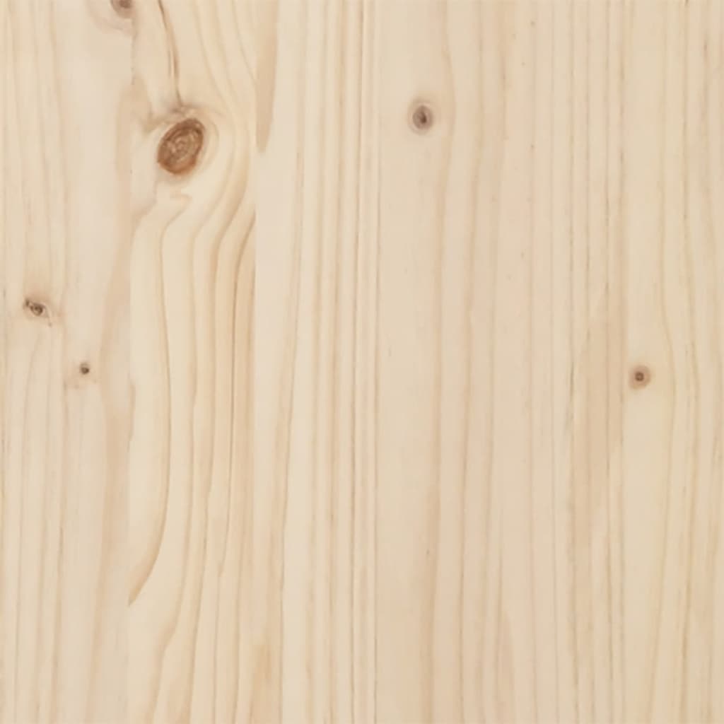 Fioriera da Giardino 110x110x23 cm in Legno Massello di Pino