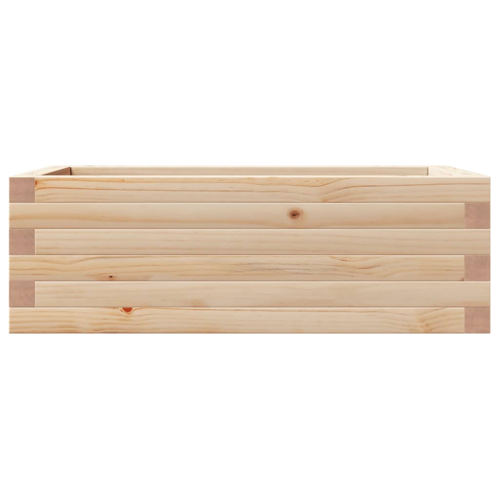 Fioriera da Giardino 70x40x23 cm in Legno Massello di Pino