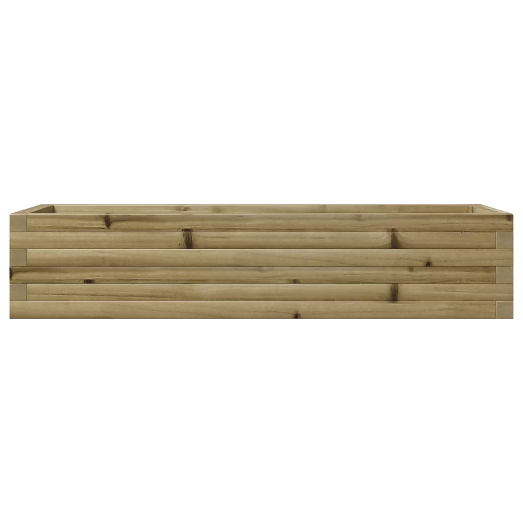Fioriera da Giardino 110x40x23 cm in Legno di Pino Impregnato