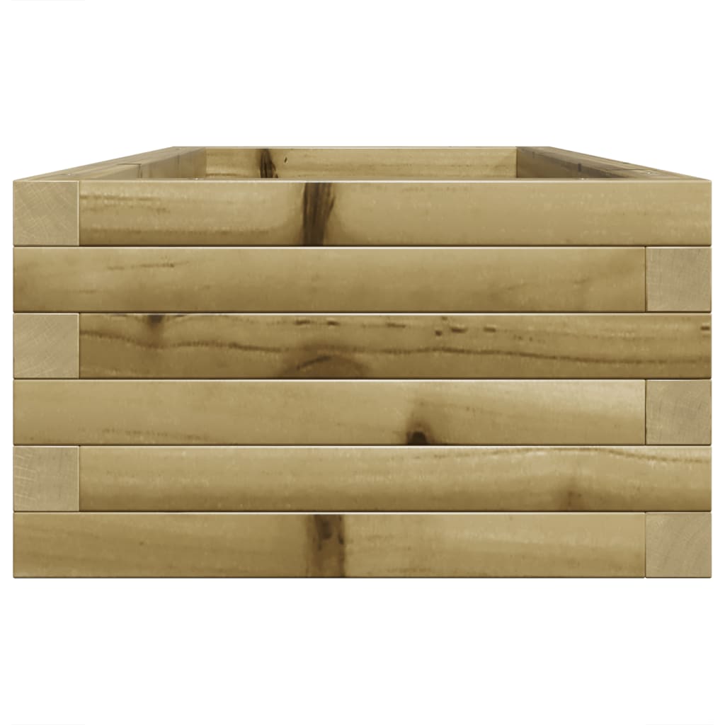Fioriera da Giardino 110x40x23 cm in Legno di Pino Impregnato
