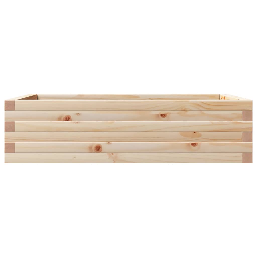Fioriera da Giardino 90x60x23 cm in Legno Massello di Pino