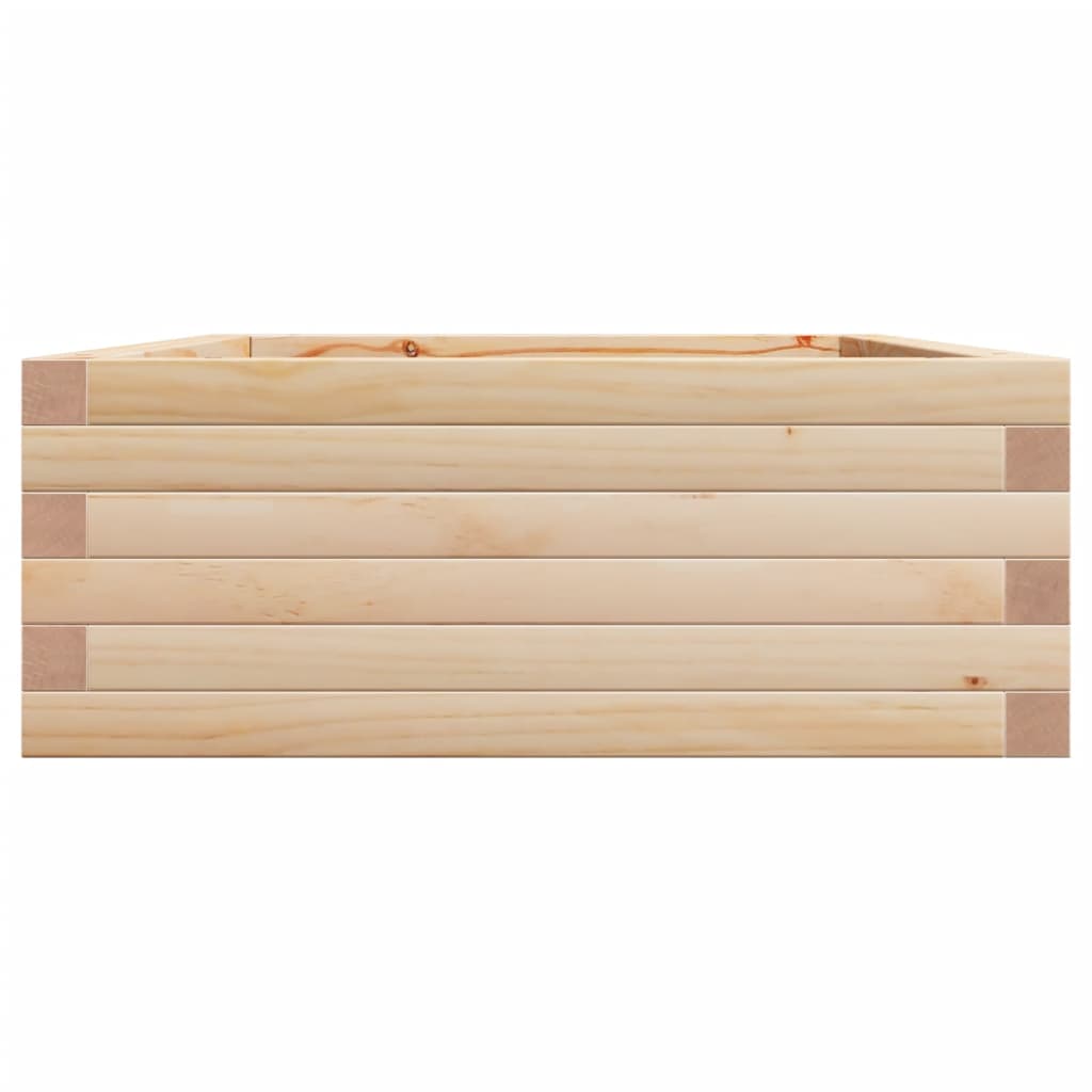 Fioriera da Giardino 90x60x23 cm in Legno Massello di Pino