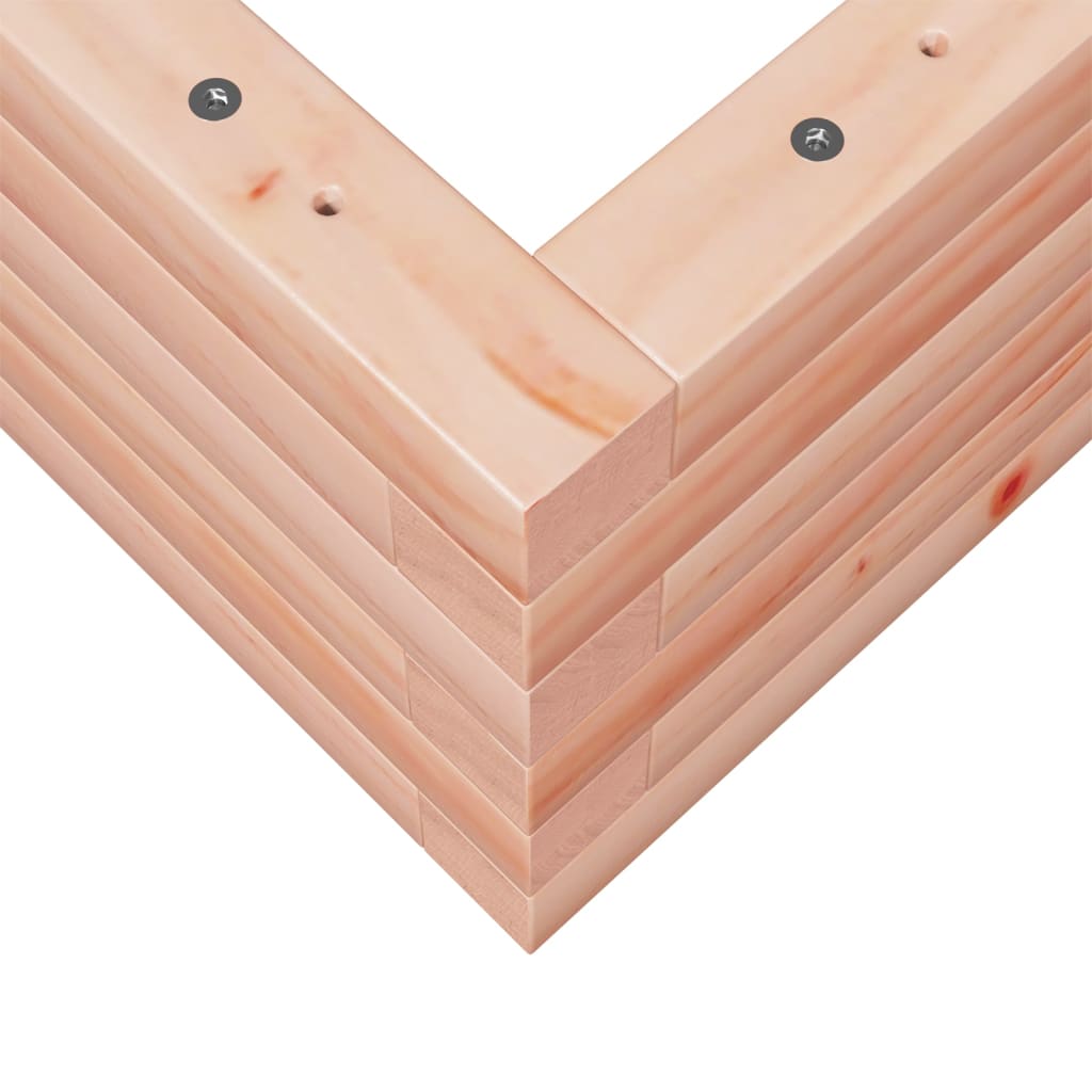 Fioriera da Giardino 90x60x23 cm in Legno Massello di Douglas