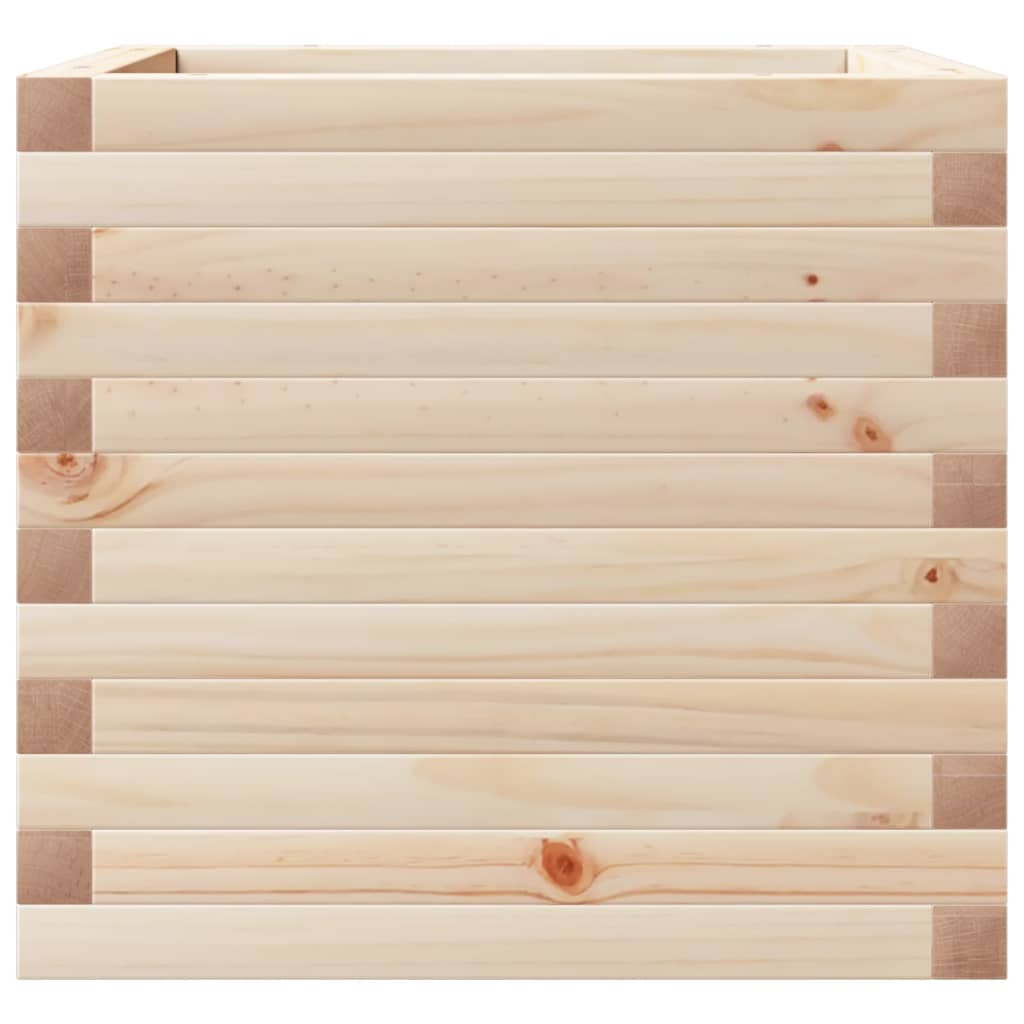 Fioriera da Giardino 50x50x45,5 cm in Legno Massello di Pino