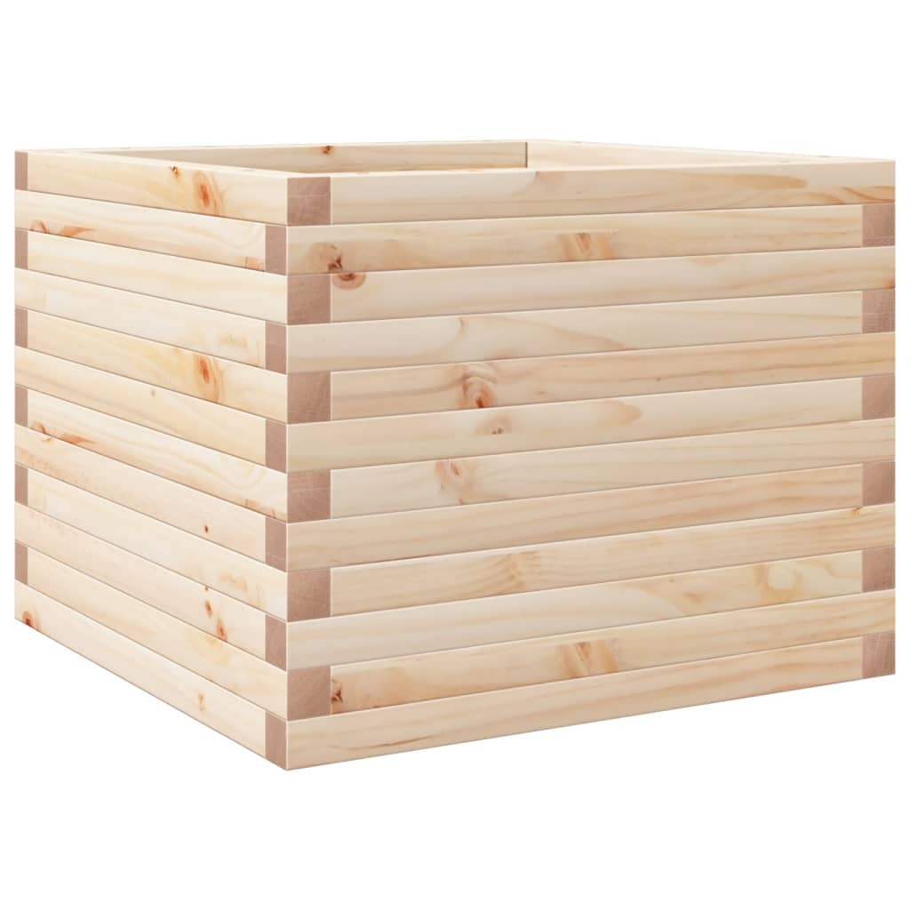 Fioriera da Giardino 60x60x45,5 cm in Legno Massello di Pino