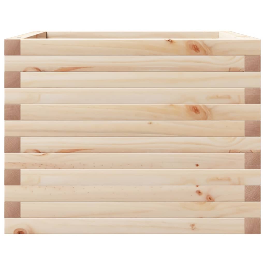 Fioriera da Giardino 60x60x45,5 cm in Legno Massello di Pino