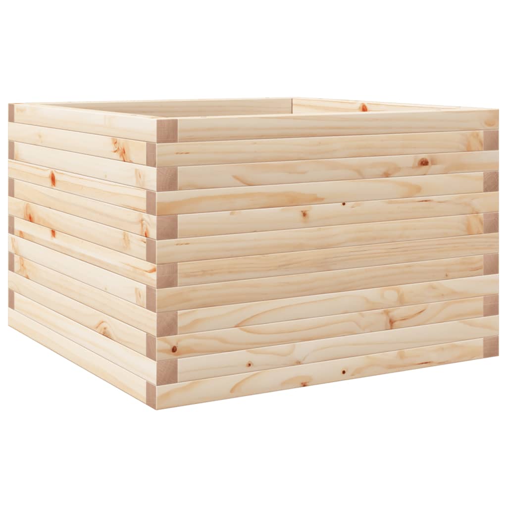Fioriera da Giardino 70x70x45,5 cm in Legno Massello di Pino