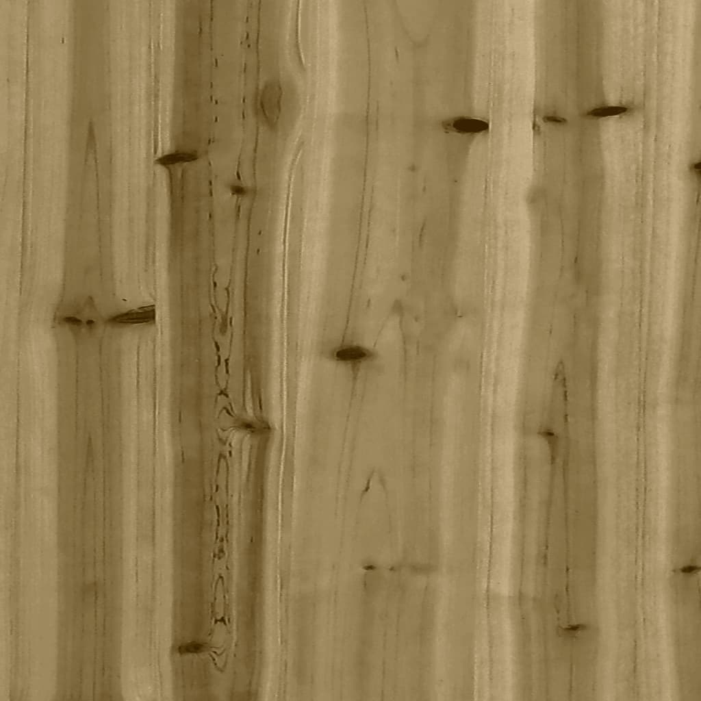Fioriera da Giardino 70x70x45,5 cm in Legno di Pino Impregnato
