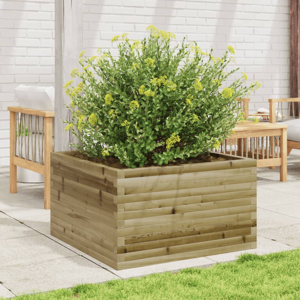 Fioriera da Giardino 80x80x45,5 cm in Legno di Pino Impregnato