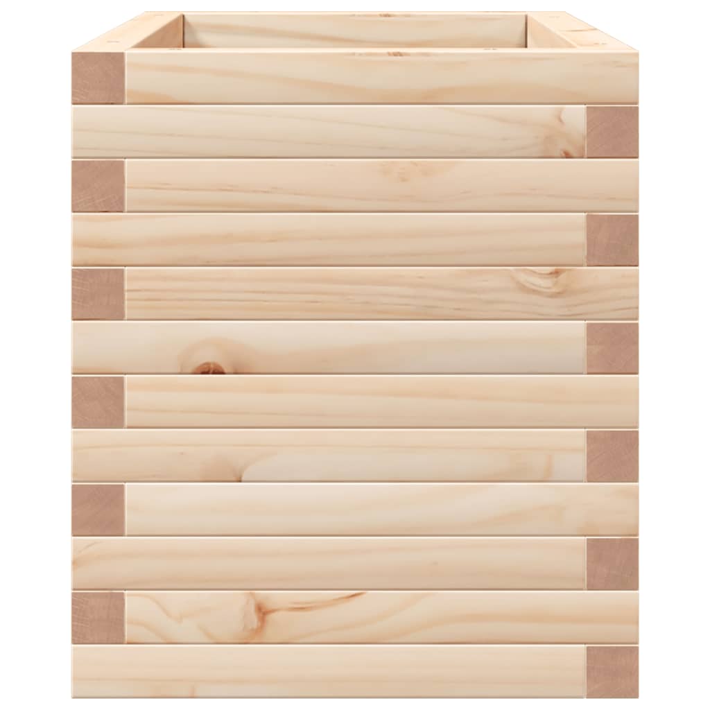 Fioriera da Giardino 70x40x45,5 cm in Legno Massello di Pino