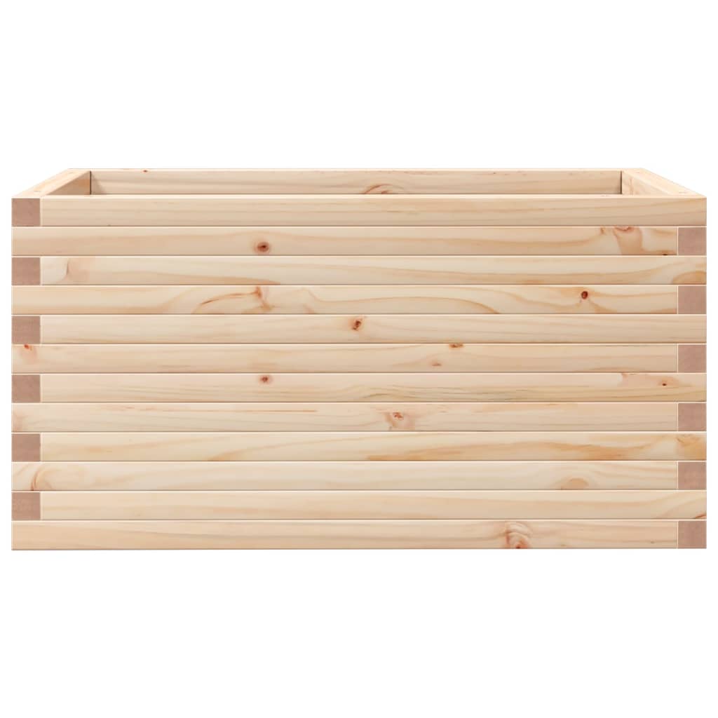 Fioriera da Giardino 90x60x45,5 cm in Legno Massello di Pino