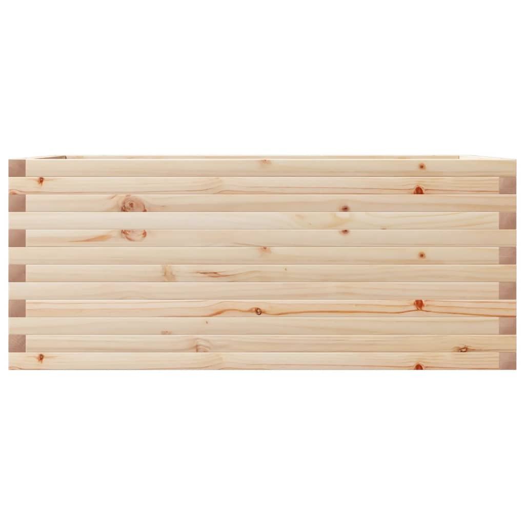 Fioriera da Giardino 110x60x45,5 cm in Legno Massello di Pino