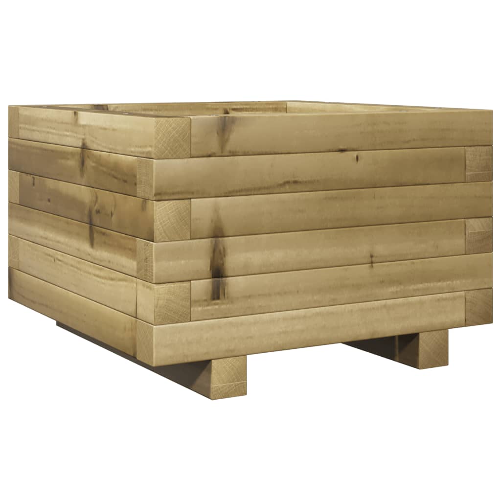Fioriera da Giardino 40x40x26,5 cm in Legno di Pino Impregnato