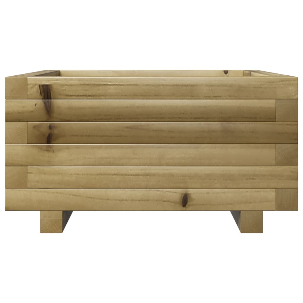 Fioriera da Giardino 50x50x26,5 cm in Legno di Pino Impregnato