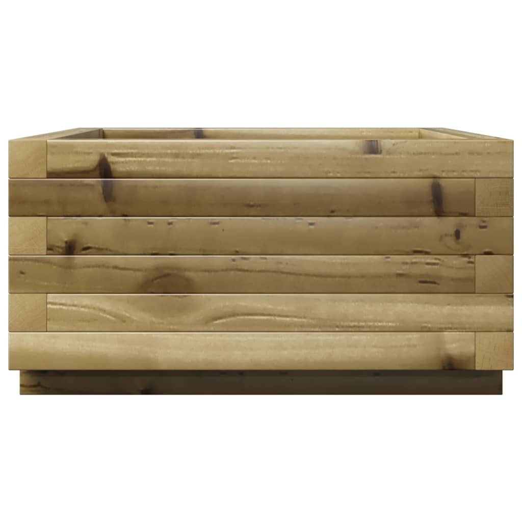 Fioriera da Giardino 50x50x26,5 cm in Legno di Pino Impregnato