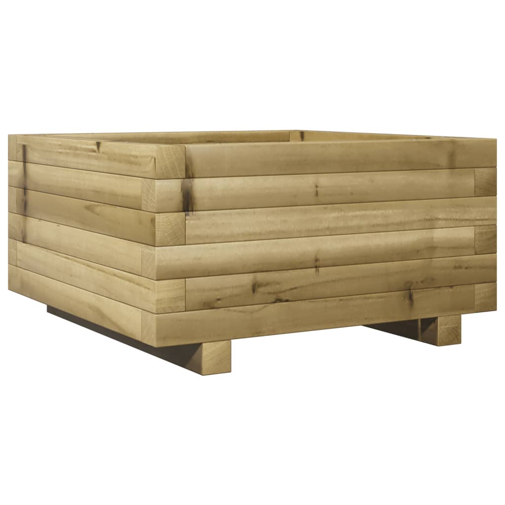 Fioriera da Giardino 50x50x26,5 cm in Legno di Pino Impregnato