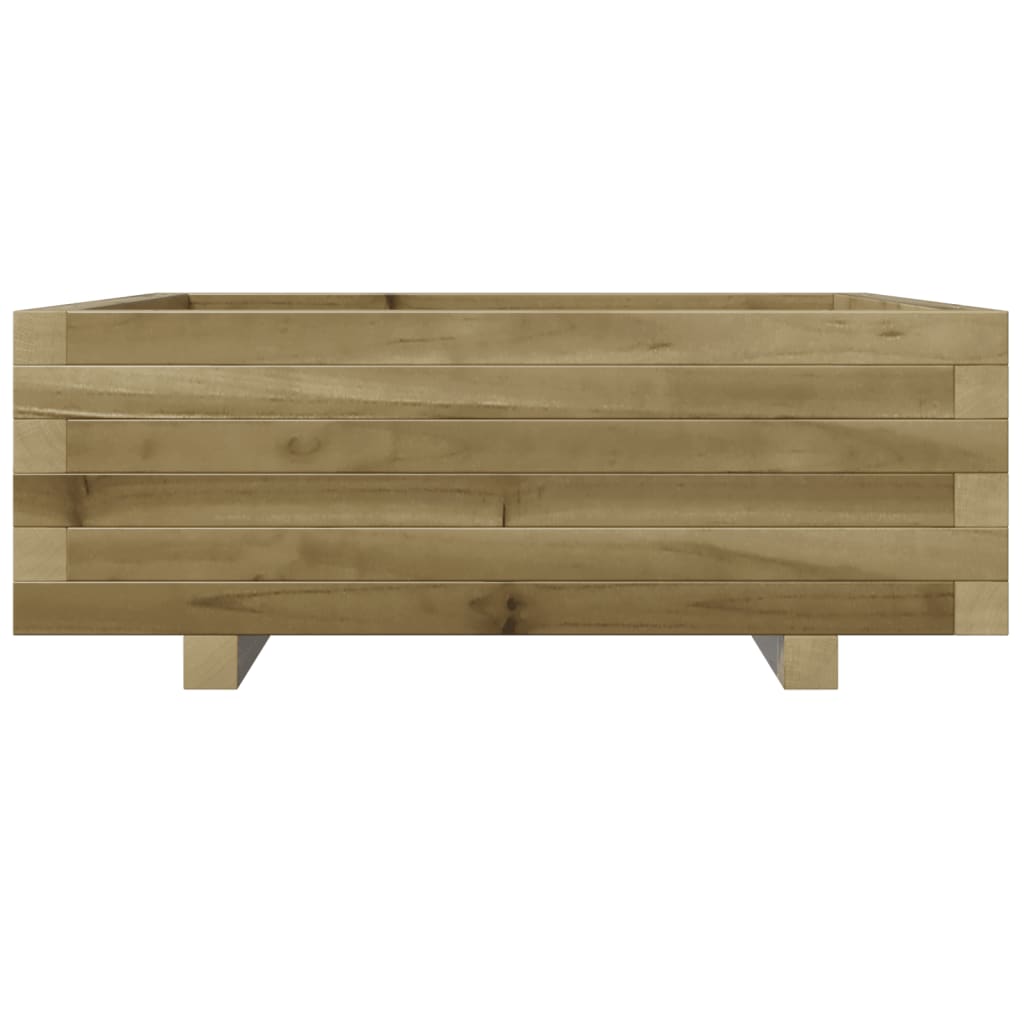 Fioriera da Giardino 70x70x26,5 cm in Legno di Pino Impregnato