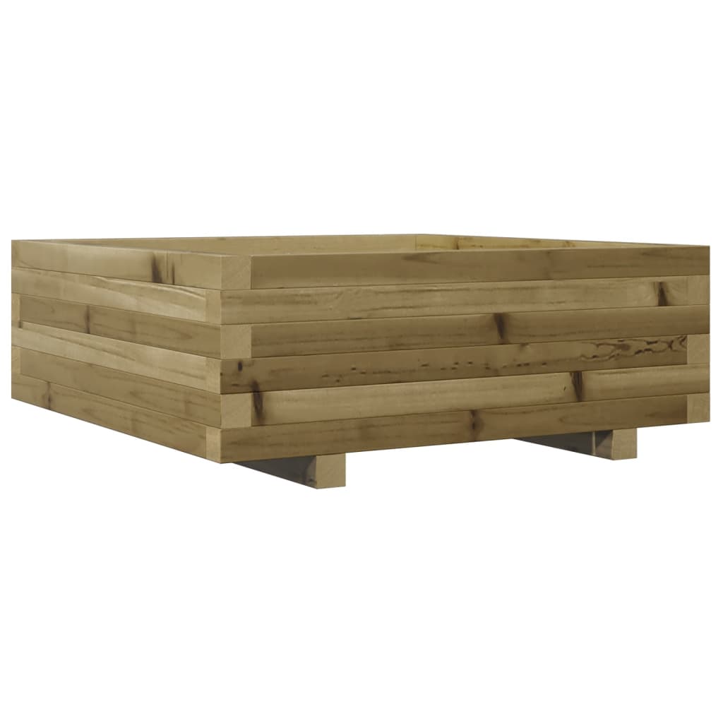 Fioriera da Giardino 70x70x26,5 cm in Legno di Pino Impregnato
