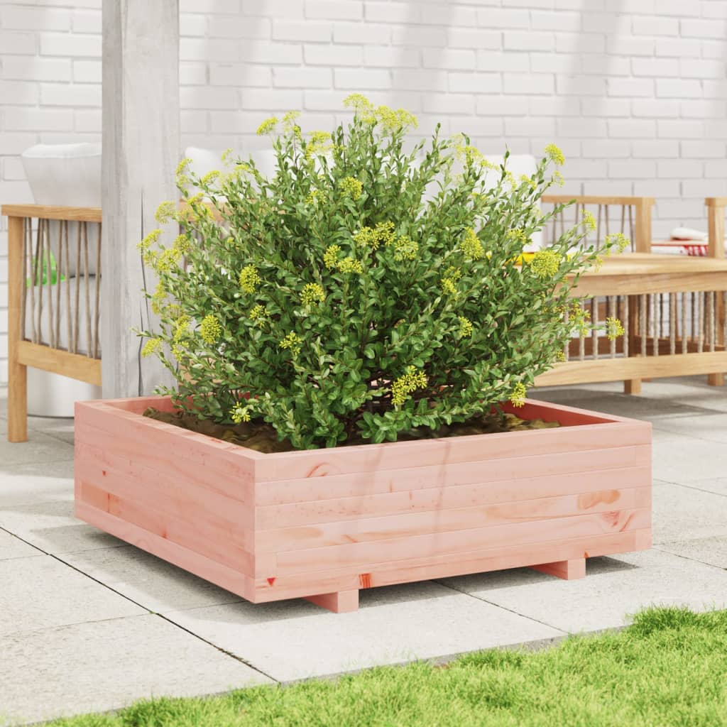 Fioriera da Giardino 80x80x26,5 cm in Legno Massello di Douglas