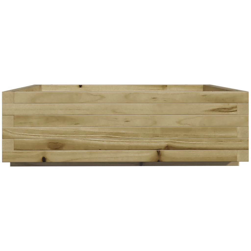 Fioriera da Giardino 80x80x26,5 cm in Legno di Pino Impregnato