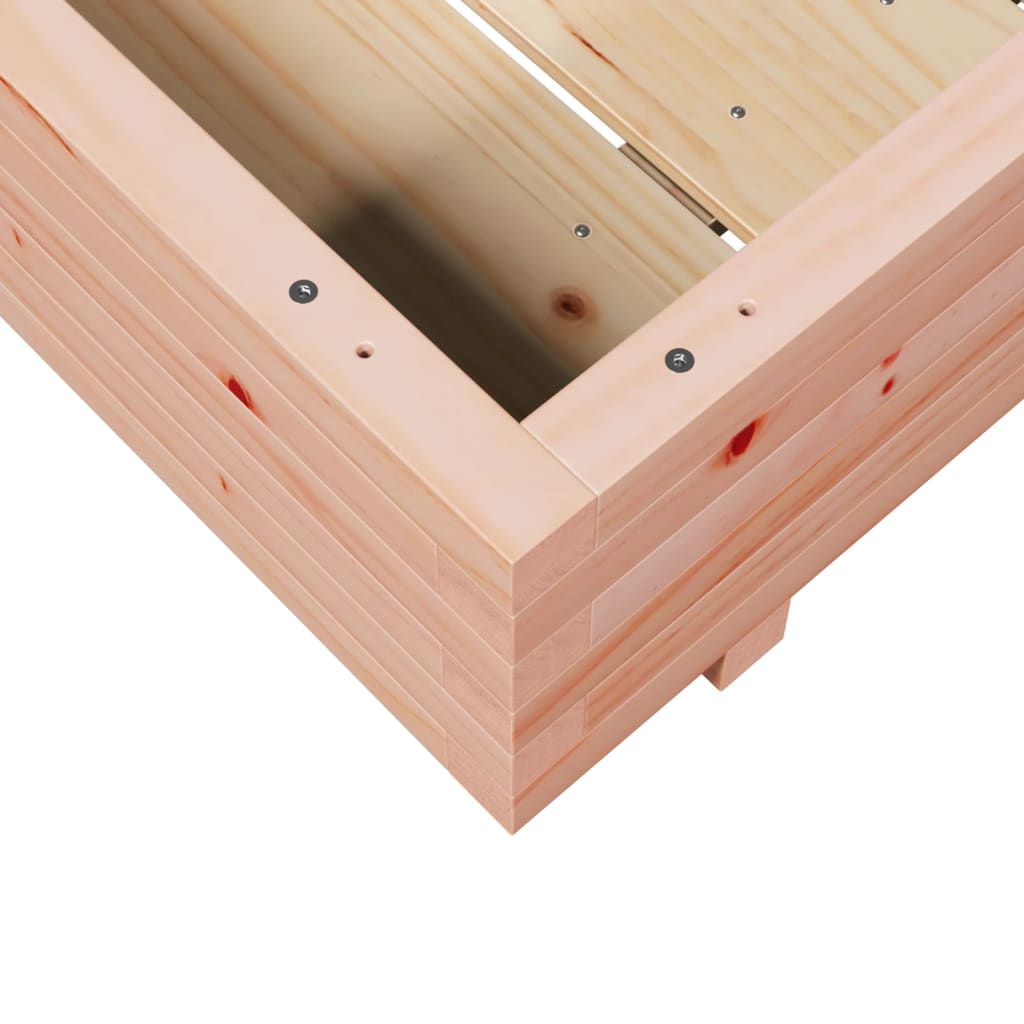 Fioriera da Giardino 90x90x26,5 cm in Legno Massello di Douglas