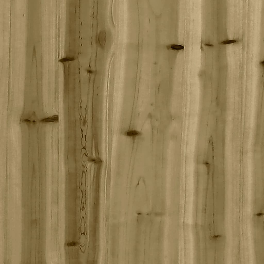 Fioriera da Giardino 90x90x26,5 cm in Legno di Pino Impregnato