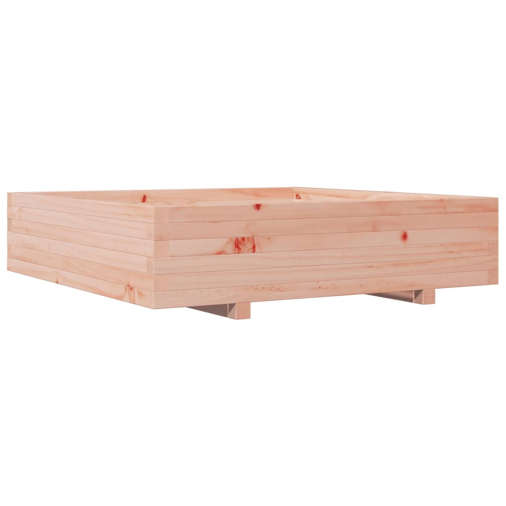 Fioriera da Giardino 100x100x26,5 cm Legno Massello di Douglas