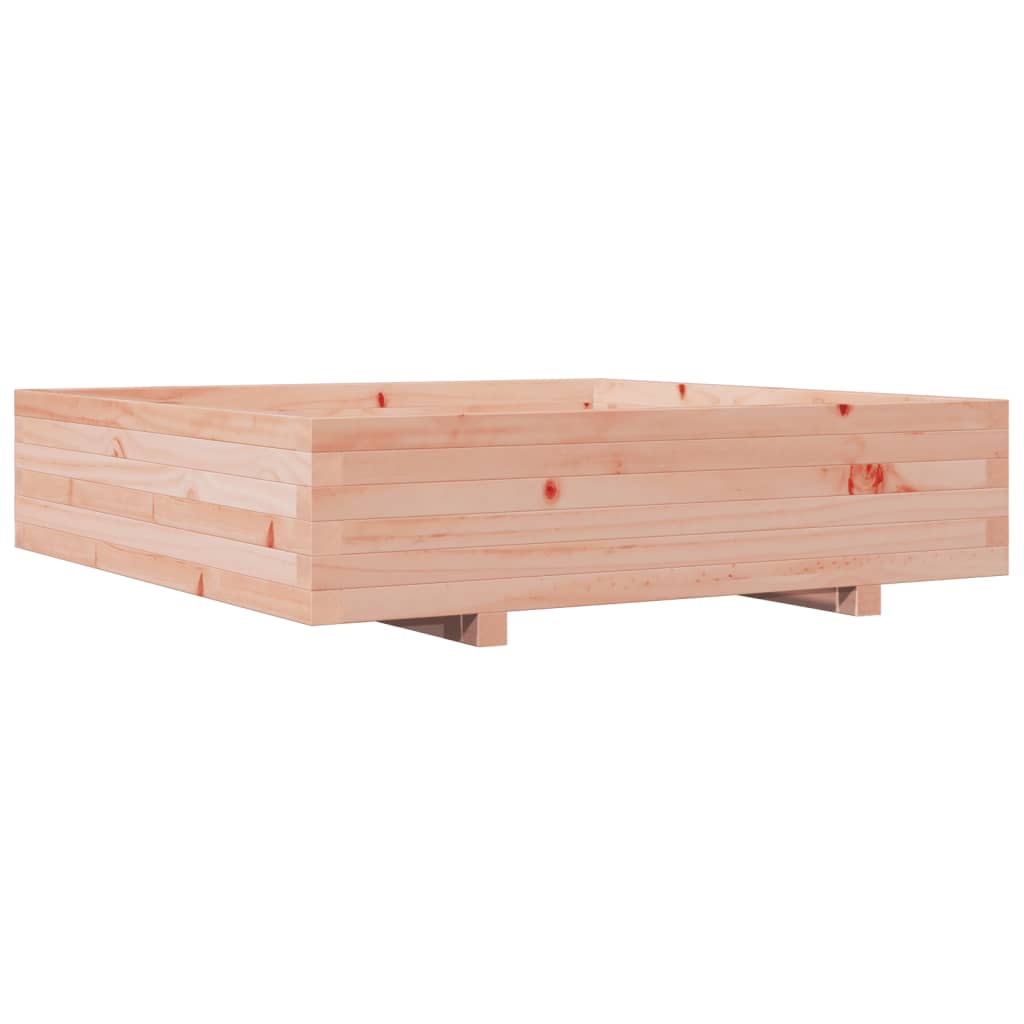 Fioriera da Giardino 100x100x26,5 cm Legno Massello di Douglas